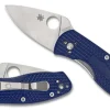 Spyderco Ambitious™ Lightweight Blue Cpm S35Vn* Clipit