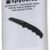 Spyderco Autonomy™ Parts Kit Black* Usa Made