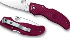 Spyderco Calypso Jr.™ Burgundy Frn* Archived Products
