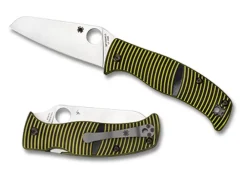 Spyderco Caribbean™ G-10 Black/Yellow Sheepfoot* Clipit