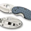 Spyderco Cricket™ Blue Nishijin Glass Fiber* Archived Products