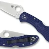 Spyderco Delica® 4 Blue Frn M390 Exclusive* Exclusives