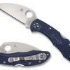 Spyderco Delica® 4 Dark Navy Frn Cpm 20Cv Wharncliffe Exclusive* Exclusives