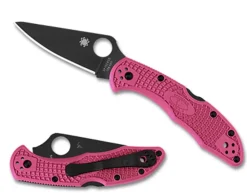 Spyderco Delica® 4 Frn Pink Black Blade* Clipit