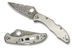 Spyderco Delica® 4 Ti/Damascus* Clipit