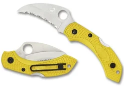 Spyderco Dragonfly™ 2 Salt® Frn Yellow Hawkbill* Clipit