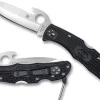Spyderco Endura® 4 Black Frn Tactical Armorer Emerson Opener Exclusive* Exclusives