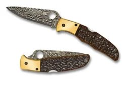 Spyderco Endura® Damascus Jigged Bone Sprint Run™* Archived Products