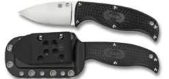 Spyderco Enuff™ Frn Black Leaf* Fixed Blades
