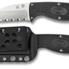 Spyderco Enuff™ Frn Black Sheepfoot* Fixed Blades