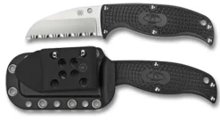 Spyderco Enuff™ Frn Black Sheepfoot* Fixed Blades