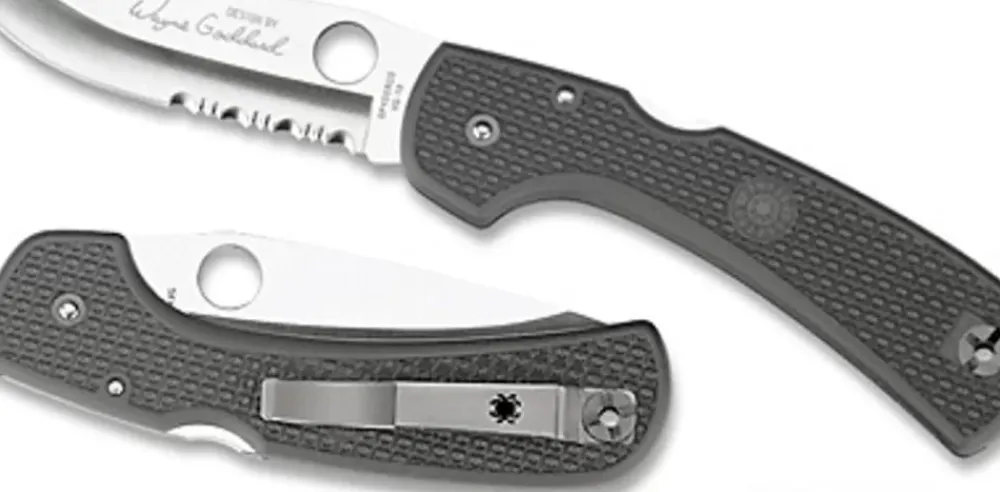 Spyderco Goddard Lightweight Gray Frn Sprint Run™* Archived Products