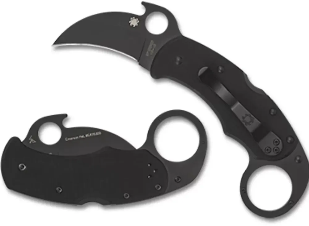 Spyderco Karahawk™ Black Blade* Clipit