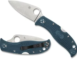 Spyderco Leafjumper™ Blue Lightweight K390* Clipit
