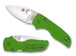 Spyderco Lil' Native® Neon Green G-10 Cpm 20Cv Exclusive* Exclusives
