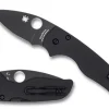 Spyderco Lil' Native® Smooth Black G-10 Cpm Cru-Wear Black Blade Exclusive* Exclusives