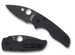 Spyderco Lil' Native® Smooth Black G-10 Cpm Cru-Wear Black Blade Exclusive* Exclusives