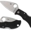 Spyderco Manbug® Black Lightweight Leaf* Clipit