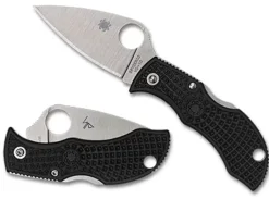 Spyderco Manbug® Black Lightweight Leaf* Clipit