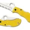 Spyderco Manbug® Salt® Frn Yellow Sheepfoot* Everyday Carry