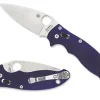 Spyderco Manix® 2 Dark Blue G-10 Cpm S110V* Clipit