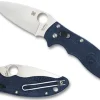 Spyderco Manix® 2 Lightweight Frcp Dark Blue Cpm S110V* Clipit