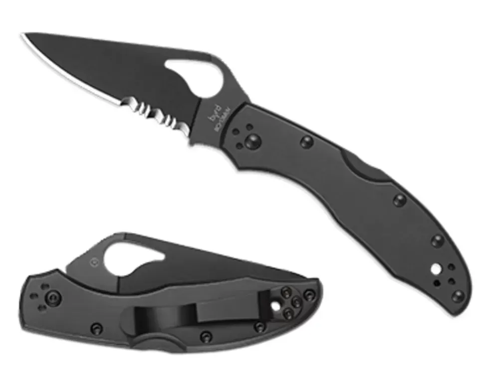 Spyderco Meadowlark® 2 Stainless Black Blade* Byrd Knives