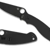 Spyderco Military™ 2 Black G-10 Black Blade* Clipit