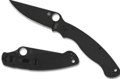 Spyderco Military™ 2 Black G-10 Black Blade* Clipit