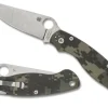 Spyderco Military™ 2 Camo G-10 Plainedge* Clipit