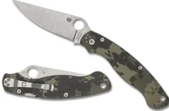 Spyderco Military™ 2 Camo G-10 Plainedge* Clipit