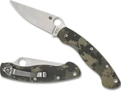 Spyderco Military™ Model G-10 Camo* Clipit