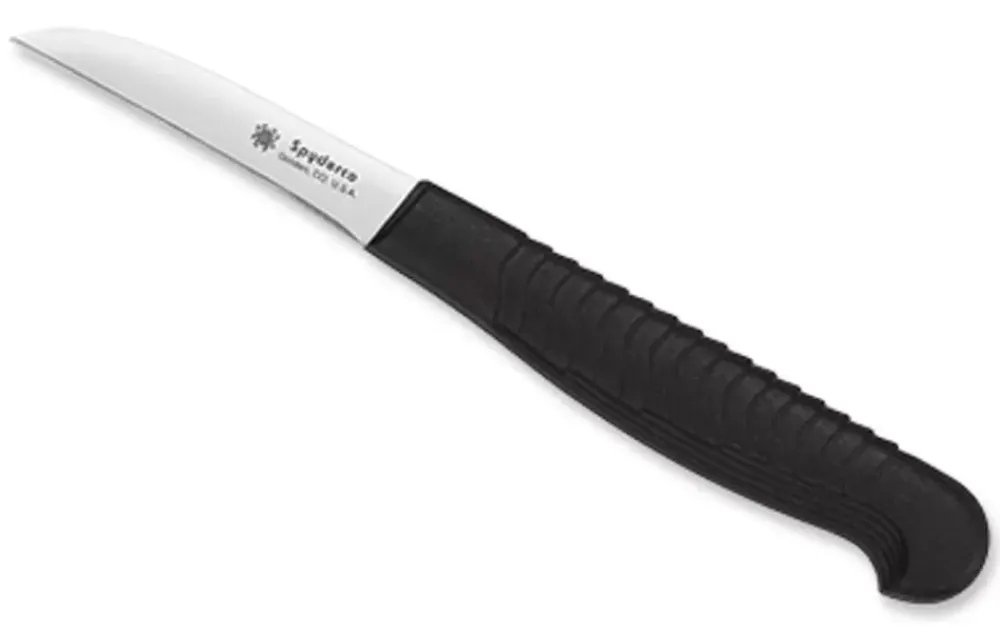 Spyderco Mini Paring Knife Polypropylene Black* Fixed Blades