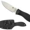 Spyderco Moran™ Frn/Kraton Drop Point* Fixed Blades