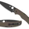 Spyderco Native Chief™ Brown G-10 M390 Black Blade Sprint Run* Clipit
