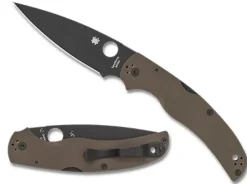 Spyderco Native Chief™ Brown G-10 M390 Black Blade Sprint Run* Clipit
