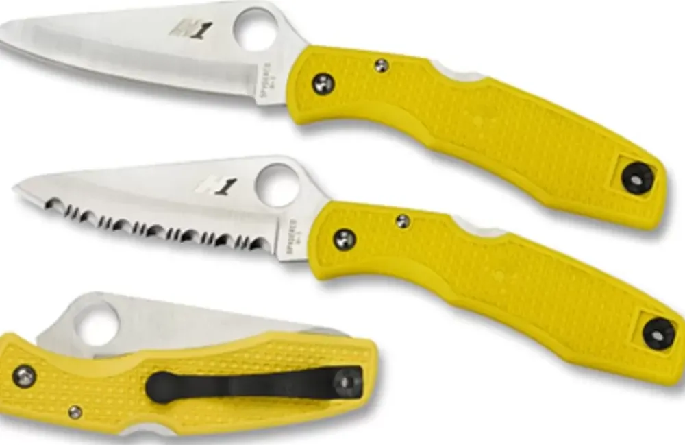 Spyderco Pacific Salt® Frn Yellow* Archived Products