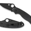 Spyderco Para® 3 G-10 Black/Black Blade* Clipit