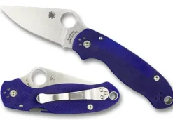 Spyderco Para® 3 G-10 Dark Blue Cpm S110V* Clipit