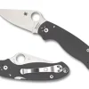 Spyderco Para® 3 G-10 Dark Gray Maxamet* Clipit