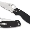 Spyderco Para Military® 2 Black G-10 Spyderedge™* Clipit
