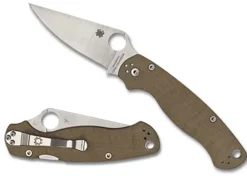 Spyderco Para Military® 2 Cpm Cru-Wear Micarta* Clipit