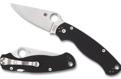 Spyderco Para Military® 2 G-10 Black Plainedge™* Clipit
