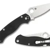 Spyderco Para Military® 2 Left Hand G-10 Black* Clipit