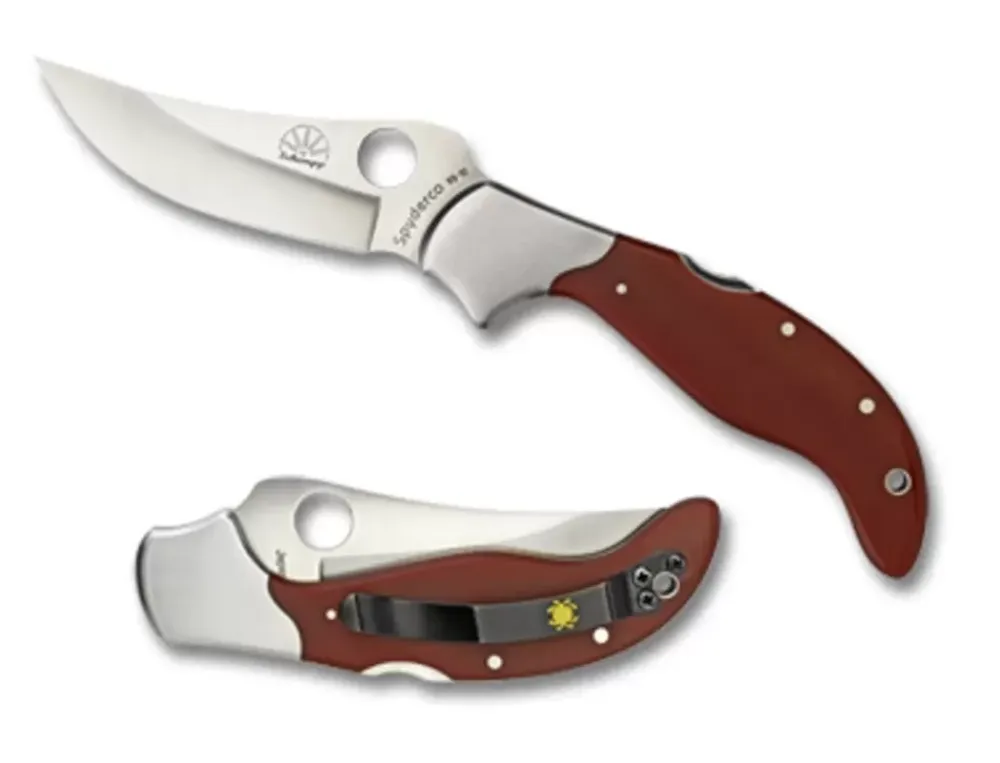 Spyderco Persian Folder™ Red G-10 Sprint Run™* Archived Products