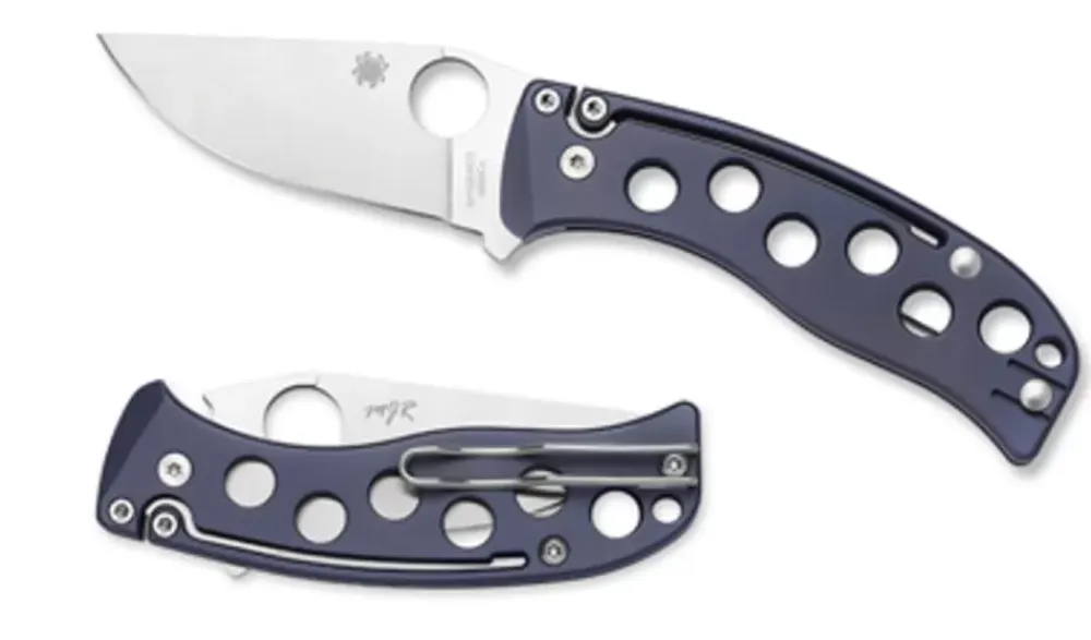 Spyderco Pits™ Folder Ti Blue* Archived Products