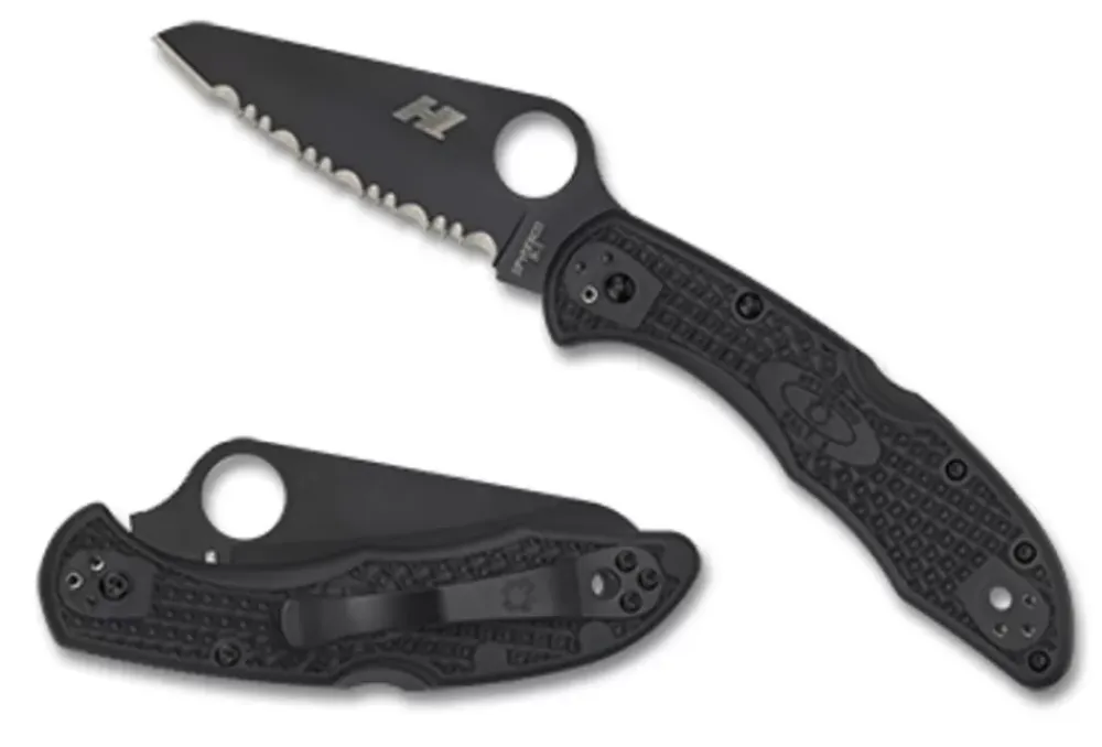Spyderco Salt® 2 Frn Black/Black Blade* Clipit
