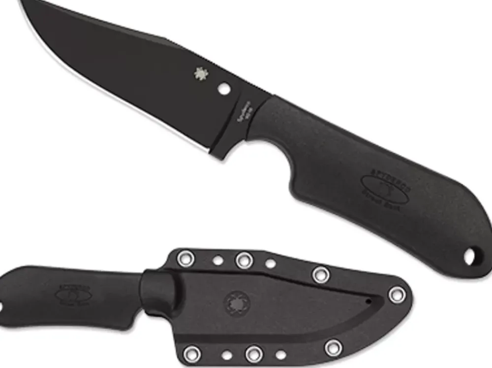 Spyderco Street Beat™ Frn Black/Black Blade* Fixed Blades