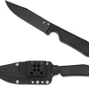 Spyderco Street Bowie™ Frn/Kraton Black Blade* Fixed Blades
