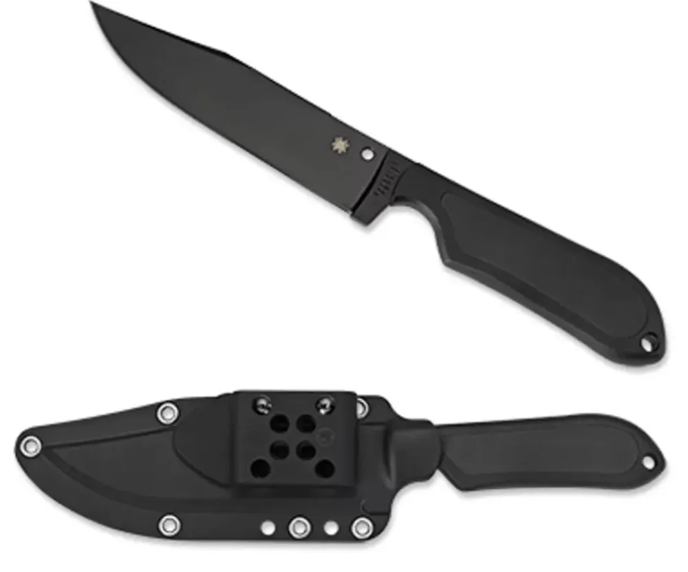 Spyderco Street Bowie™ Frn/Kraton Black Blade* Fixed Blades